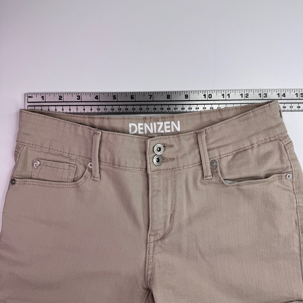 Denizen from Levi's Women's Tan Stretch Jean Shorts Size 2 - Picture 6 of 10
